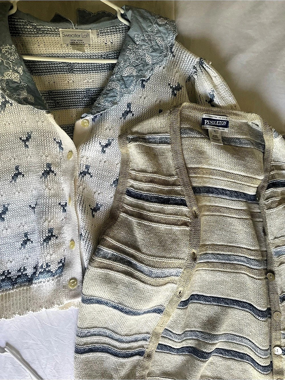 2 Beautiful Vintage 100% Cotton Womens Tops